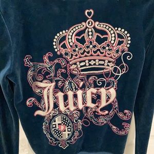 COPY - Velour juicy couture sweater zip up hoodie